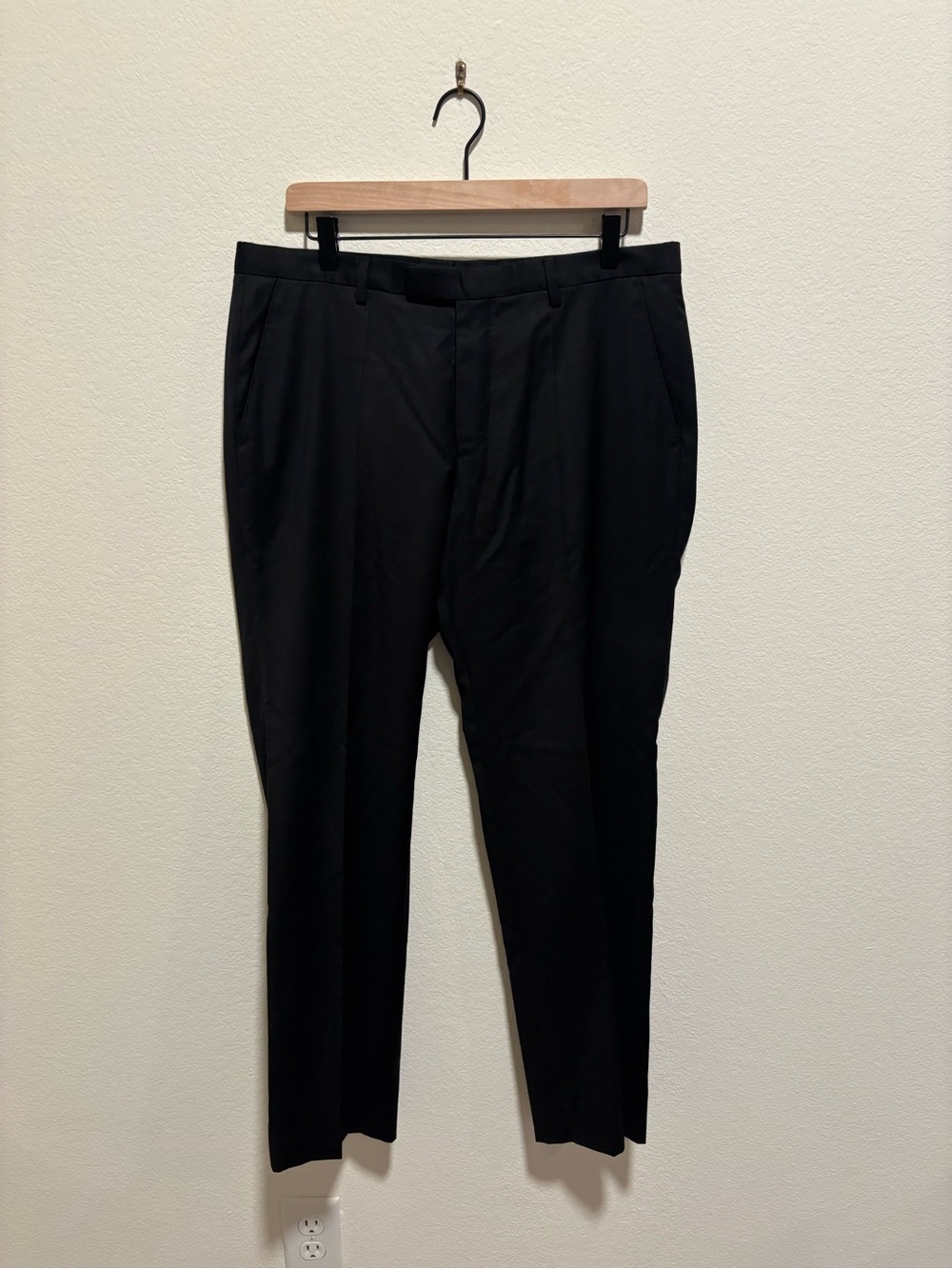 Men's Black Dress Pants - Tailored Straight Leg Hugo Boss